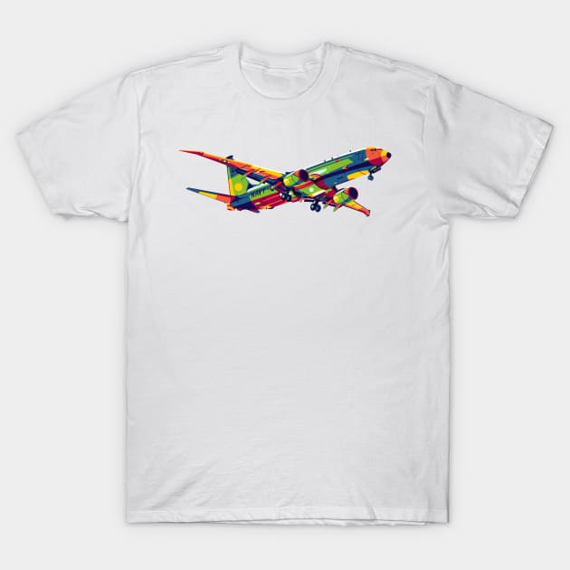 P-8 Poseidon Maritime Patrol Aircraft T-Shirt by wpaprint